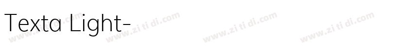 Texta Light字体转换